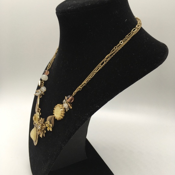 Anthropologie Bib Statement Necklace - Picture 2 of 5